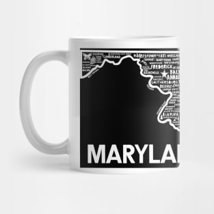 Maryland Map Mug